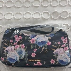 Floral rampage shoulder purse